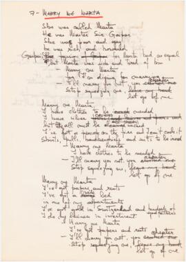 Tradução da letra da canção "Casa Comigo Marta"