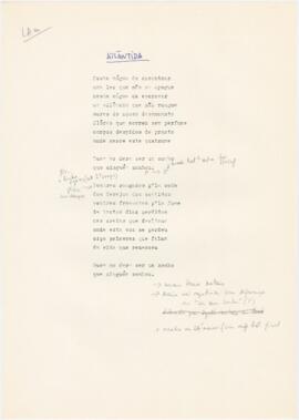 Letra da canção "Atlântida"