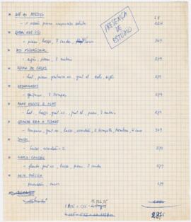 Alinhamentos e apontamentos