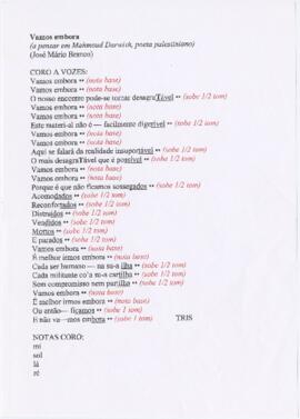 Letra da canção "Vamos embora"