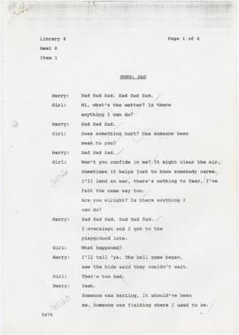 Letra da canção "Sad song"