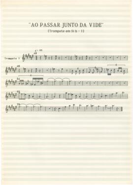 Parte de trompete 1 da canção "Ao passar junto da vide"