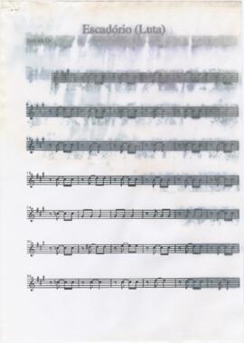 Parte de saxofone alto de "Escadório (Luta)"