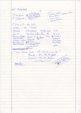 Apontamentos de reunião