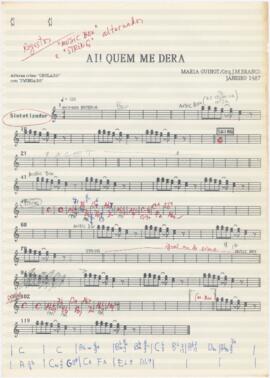 Parte de sintetizador da canção "Ai! Quem me dera"