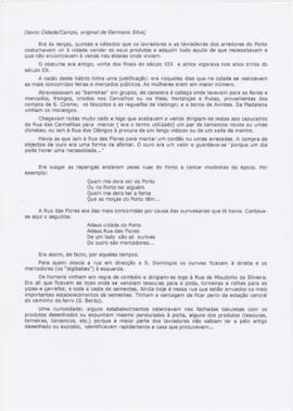 Texto de "Cidade / Campo"