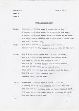 Letra da canção "Imagine that!"