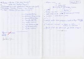 Apontamentos + partitura