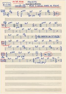 Cifras e letra da canção "Velas e navios sobre as águas"