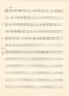 Partitura de "A Noite"