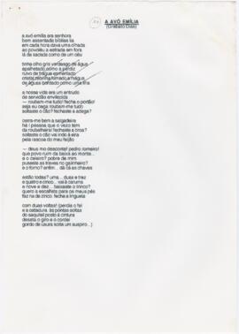 Poema "A avó Emília"