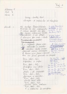 Letra da canção "A valsinha do vampiro"