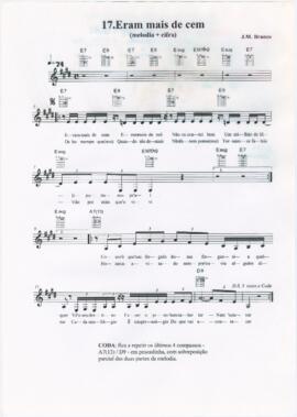 
Eram mais de cem (melodia + cifra)
