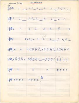 Parte de violino 2 da canção "Eh! Companheiro"