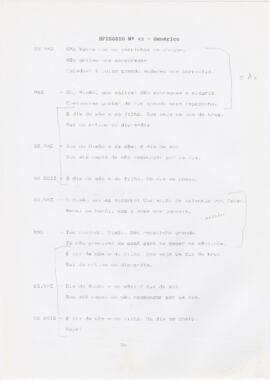 Episódio nº 43 - Genérico