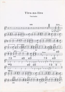Parte de teclado da canção "Tiro-no-liro"