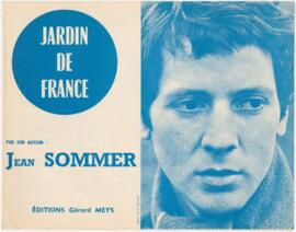 Partitura e letra da canção "Jardin de France"