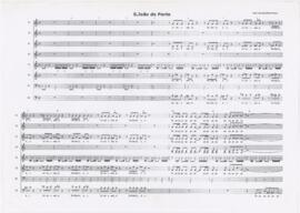Partitura da canção "S. João do Porto"