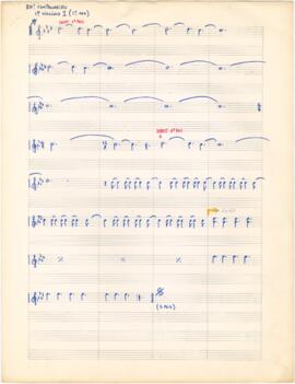 Parte de violino 1 da canção "Eh! Companheiro"