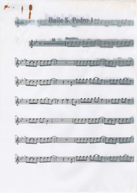 Parte de flauta de "Baile S. Pedro 1"